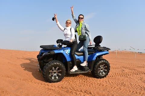 Dubai ATV Self Drive Quad Bike with Camel Ride and SandBoarding