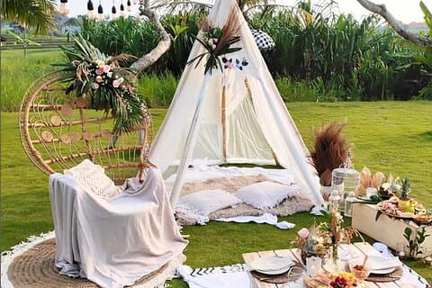 2 horas de arranjo de piquenique privado em Bali