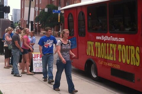John F. Kennedy Trolleytour in Dallas