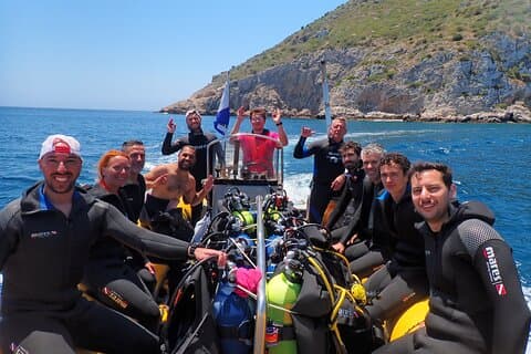 Open Water Diver Course i Arrabida Natural Park (nära Lissabon)