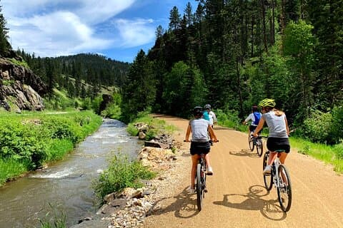 Full-Day Private Bike Tour of Mickelson Trail and Brewery