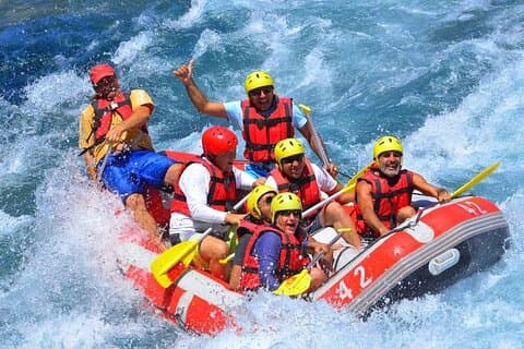 Rafting 2 em 1 de dia inteiro e passeio de safári em quadriciclo saindo de Antalya