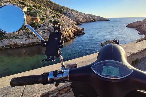 Visita guiada virtual en moto eléctrica en Marsella