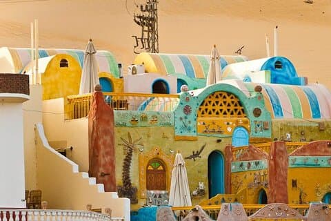 Nubian Village & Botanical Garden By motor Boat private tour