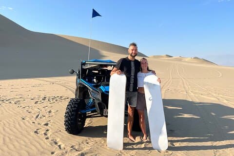 ICA: UTV & Sandboard Privat i Huacachina