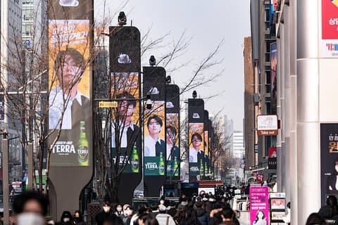 Gangnam-wandeltocht over jeugd en samenleving in Seoul, Korea