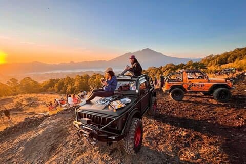 Mount Batur Sunrise Jeep Tour met natuurlijke warmwaterbron