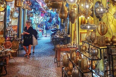 Marrakesch: 3-stündige farbenfrohe Souk-Tour