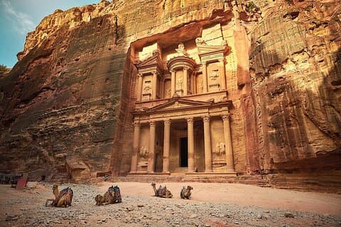 Heldags Petra fra Wadi Araba Crossing Border Privat guidet tur
