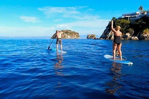 Aventura en paddleboard a los arcos de Mismaloya