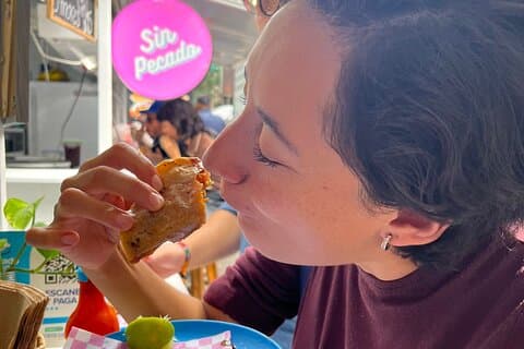Excursão gastronômica de 3 horas Os melhores tacos veganos da Cidade do México