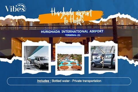 Transfert de l'aéroport d'Hurghada aux hôtels