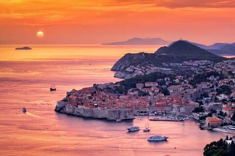 Golden Hour Sunset Cruise fra gamlebyen i Dubrovnik