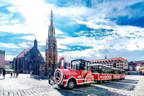 City tour through Nuremberg with the little train - Christmas tour