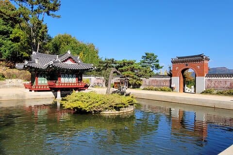 Suncheon Bay Garden e palácio Samseonggung com almoço