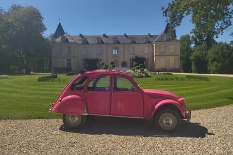 Saint-Emilion 7,5 uur Wijntour+lunch in een Citroën 2CV uit Bordeaux