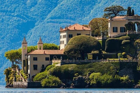 Tour de tres villas por el lago de Como desde Bellagio, Varenna y Menaggio