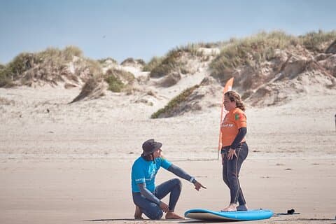 2-timers privat surfetime i Peniche og Baleal
