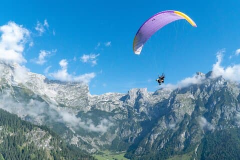 Privates Tandem Paragliding Werfenweng Mt. Bischling