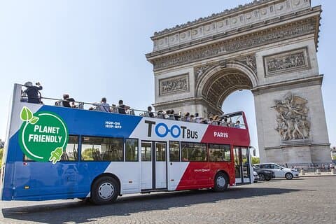 Heldag Paris VIP Åbent dæk bus shopping Tour Privat afhentning