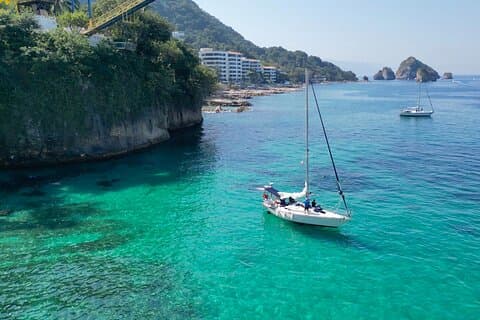 Croisière privée d'une journée Puerto Vallarta avec plongée en apnée