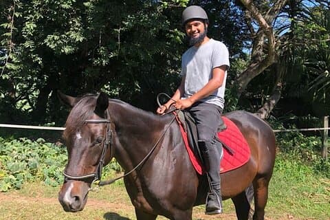 Halve dag paardrijden in Dambulla