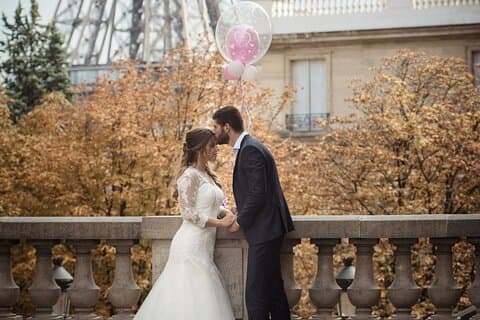 Minneverdig bryllupsreise med champagne og privat fotoshoot - 5 timer