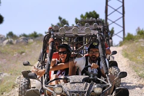 Side Forest Buggy Safari med hotelafhentning