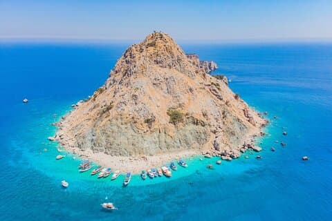 Suluada Island Bootsfahrt von Antalya mit Mahlzeit