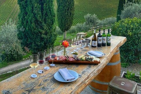 Semi Private Deep Wine Chianti och San Gimignano från Florens