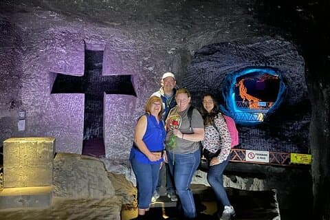 Saltkatedralen i Zipaquirá och Laguna de Guatavita