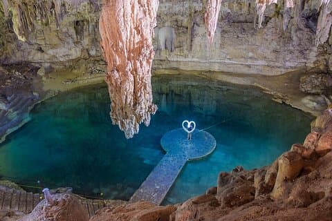 Tour Cenotes: Suytun + 3 Cenotes + Valladolid + déjeuner de Playa del Carmen