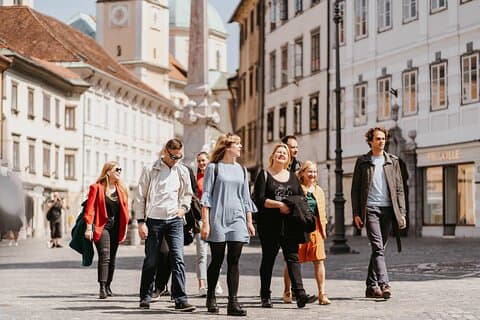 Visite privée à pied de 4 heures de Ljubljana