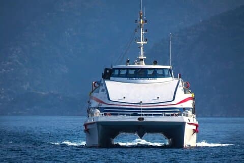 Marmaris Rhodos fergerute med gratis transfer