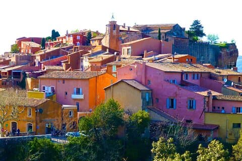 Luberon Villages dagsutflykt från Aix en Provence