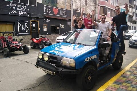 Jeeptur langs fossefallene | 3-timers eventyr i Baños, Ecuador