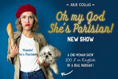 ¡Dios mío, ella es parisina! Espectáculo de comedia inglesa en París