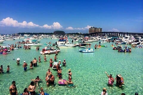 TOP 10 Private Capt Pontoon to Crab Island Choose 3,4,5, or 6 Hr