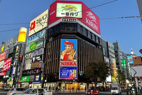 Private Night Cityscape and Food Walking Tour in Sapporo