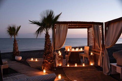 Romance in Santorini