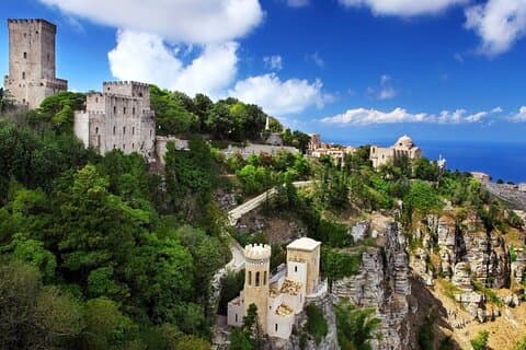 Heldags privat Segesta og Erice kulturtur fra Palermo