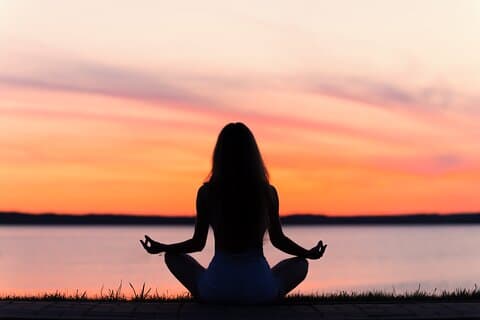 Sunset Meditation in Broome at Cable Beach