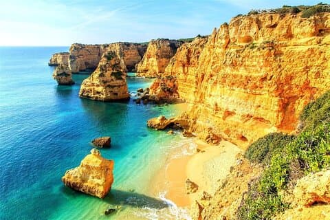 Fra Faro: Benagil Cave, Marinha og Carvoeiro [Full-Day Tour]