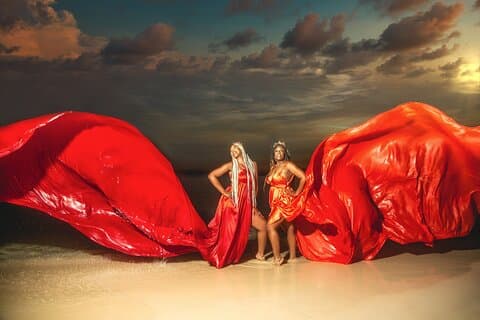 Jamaica Flying Dress Photoshoots