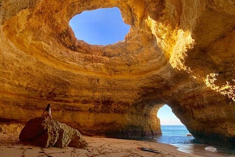 Benagil Kayak Tour Guiado Playas y Cuevas Secretas 2h
