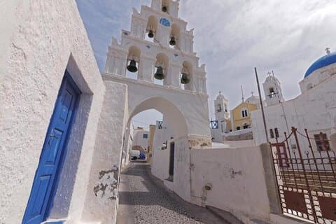 5-stündige private Tour durch die Dörfer und Weingüter von Santorini