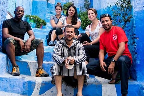 In The Magic Of The Blue Northern Morocco