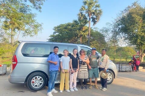 Privat taxi transfer Phnom Penh til Siem Reap