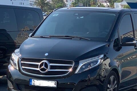 Santorini transfer from/to port or airport, up to 7 customers,