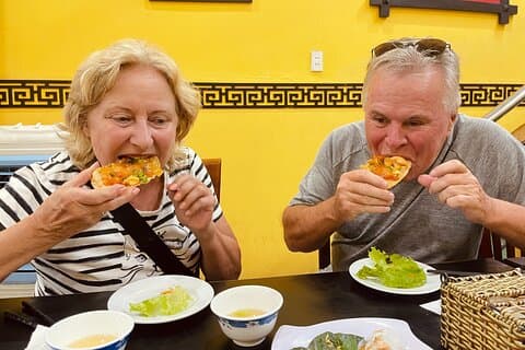Lanterne en soie de bambou pliable à Hoi An et visite gastronomique de rue en soirée
